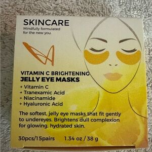 Vitamin C Brightening Jelly Eye Masks - Yellow - Unbranded